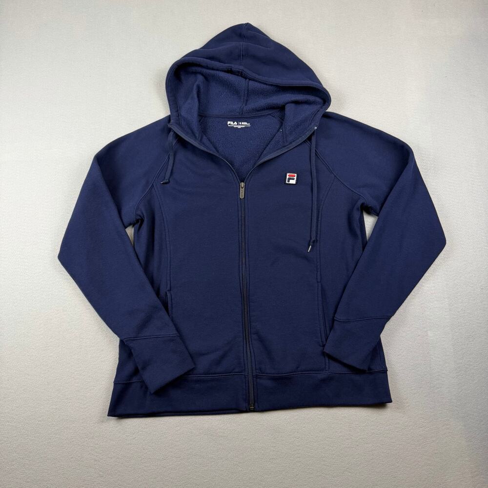 Fila Navy Full-Zip Hoodie Jacket